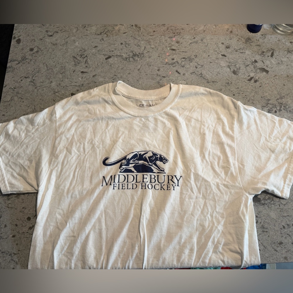 Gildan White Middlebury Field Hockey Tee